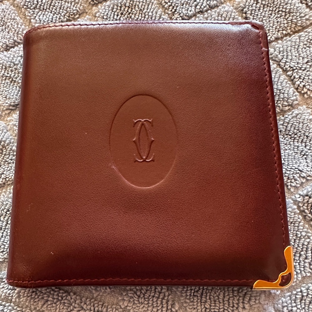 Cartier Leather Bifold Wallet